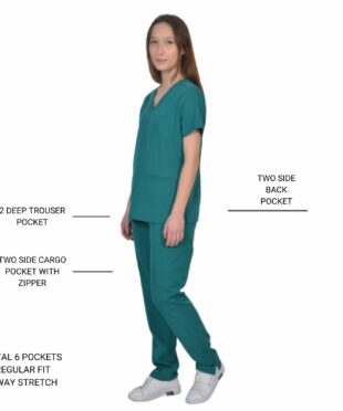 Women Regular Fit Scrub Pant - 001 - Alamat Scrubs