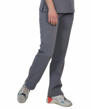 alamat women slim fit gray scrub pant 002 3